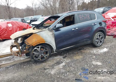 2020 Kia Sportage Sx Turbo z USA, uszkodzony, nr VIN KNDPRCA62L7632373